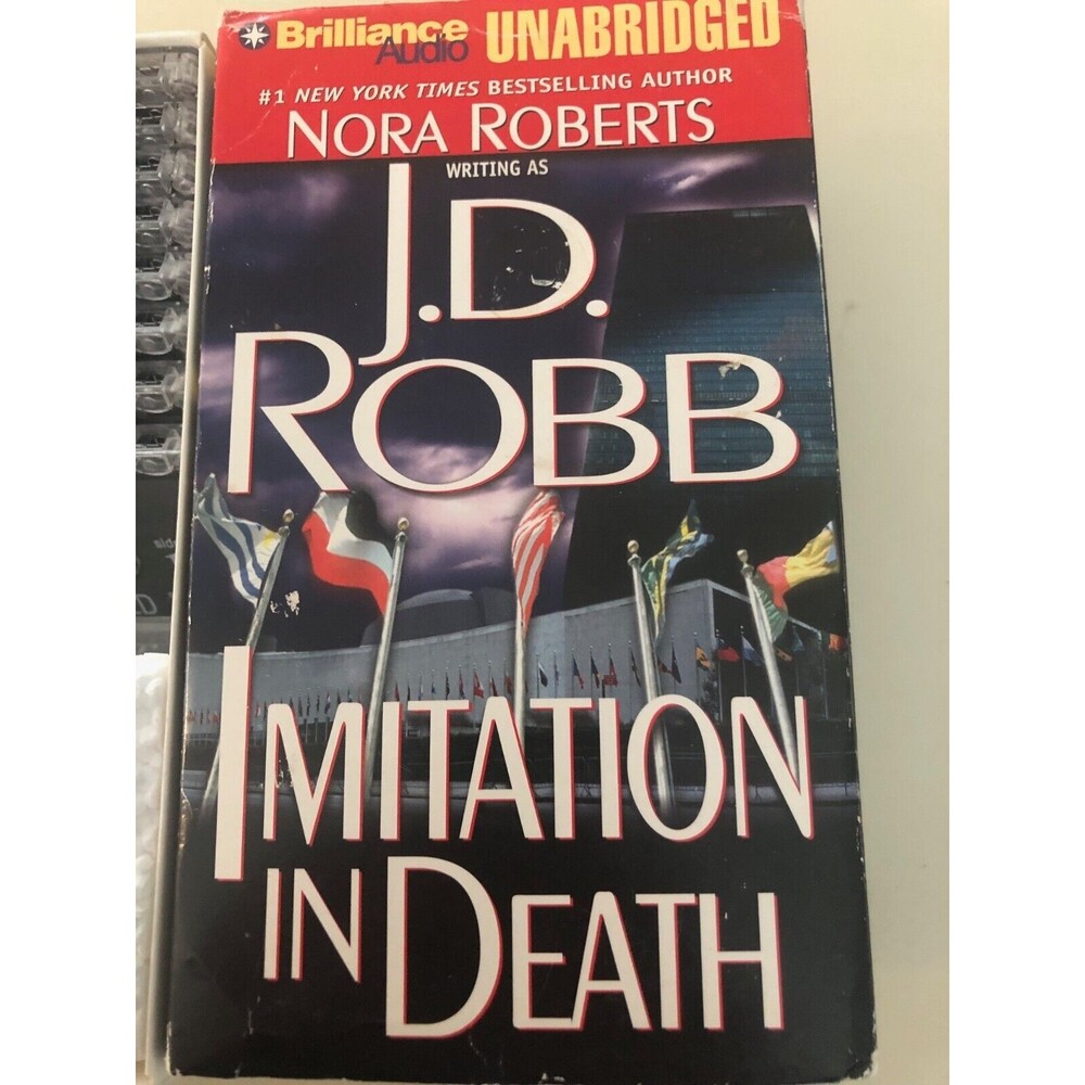 Imitation in Death by‎ J. D. Robb, Set Of 8 Cassettes Audiobook Nora Roberts